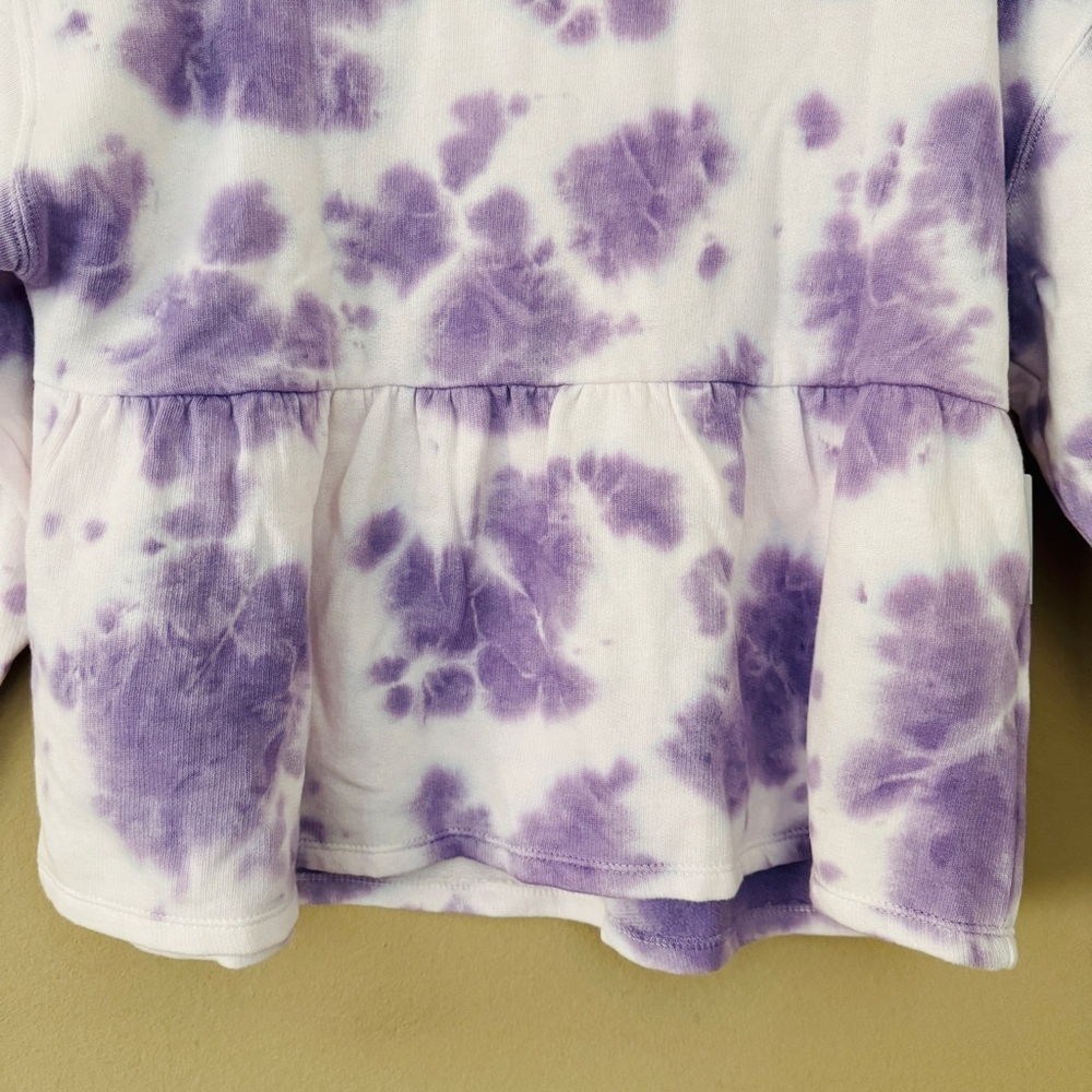 NWT Nordstrom BP Purple Tie Dye Sweatshirt M - Picture 3 of 8